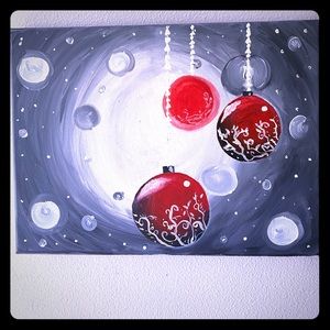 Christmas Bulb painting